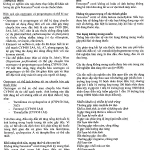 Thuốc Femoston Conti 1mg/5mg Abbott điều trị thiếu hụt estrogen (1 vỉ x 28 viên)