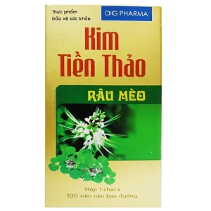 Viên uống Kim Tiền Thảo Râu Mèo DHG Pharma điều trị sỏi thận, sỏi bàng quang (100 viên)