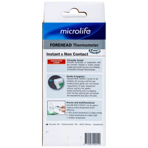 Nhiệt kế hồng ngoại Microlife FR1MF1 đo không chạm, nhanh, an toàn và chính xác