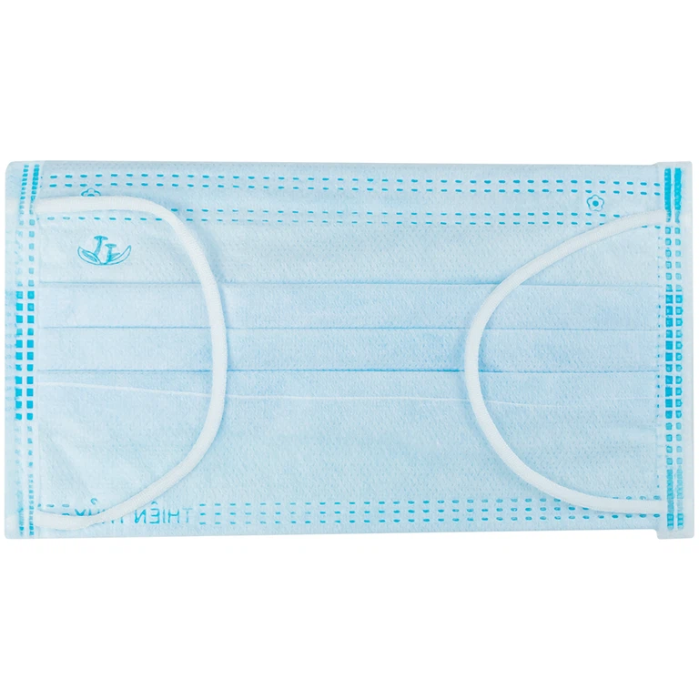 Khẩu trang y tế Thiên Thủy 4 lớp hỗ trợ ngăn khói, bụi, kháng khuẩn (50 cái)