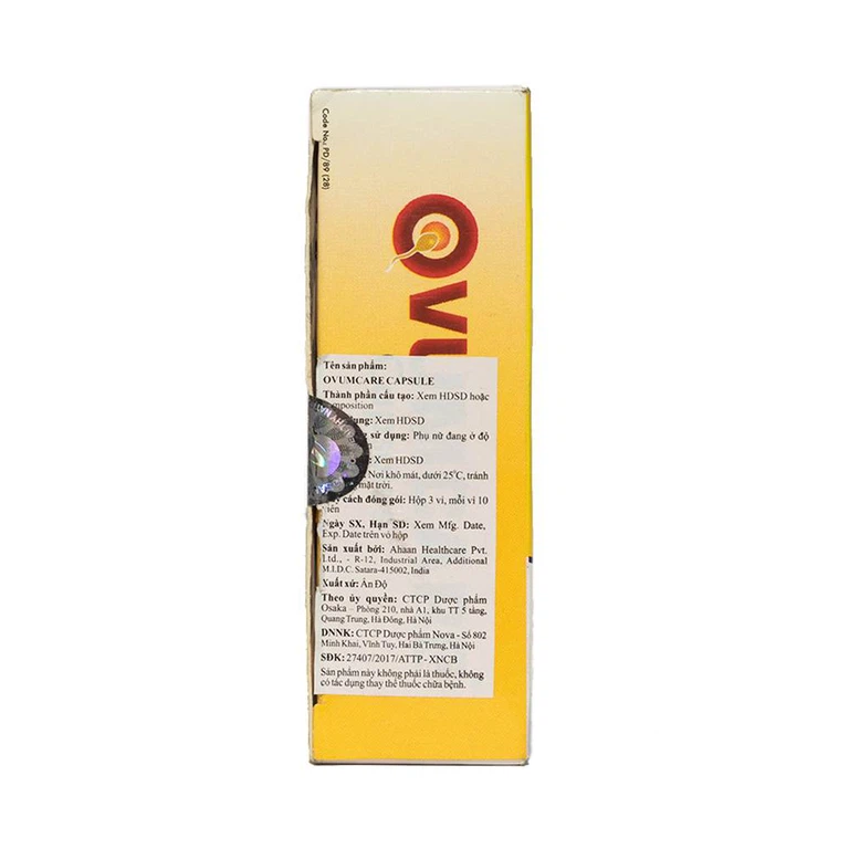 Viên nén Ovumcare Osaka hỗ trợ điều trị hiếm muộn (3 vỉ x 10 viên)