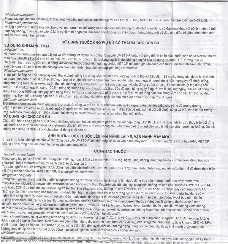 Viên nén Janumet XR 50mg/1000mg MSD điều trị đái tháo đường típ 2 (14 viên)