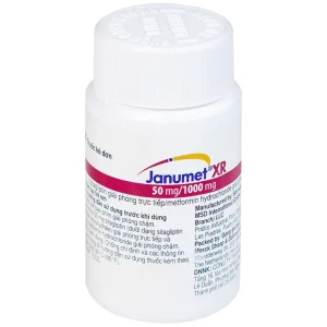 Viên nén Janumet XR 50mg/1000mg MSD điều trị đái tháo đường típ 2 (14 viên)