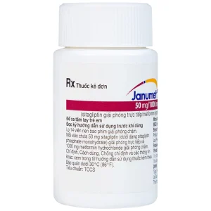 Viên nén Janumet XR 50mg/1000mg MSD điều trị đái tháo đường típ 2 (14 viên)