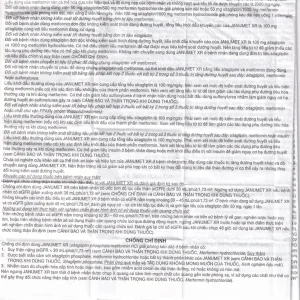 Viên nén Janumet XR 50mg/1000mg MSD điều trị đái tháo đường típ 2 (14 viên)