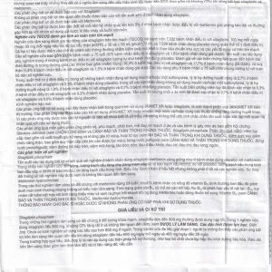 Viên nén Janumet XR 50mg/1000mg MSD điều trị đái tháo đường típ 2 (14 viên)