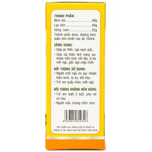 Siro Laroxen HVQY giúp an thần ngủ ngon giấc (100ml)