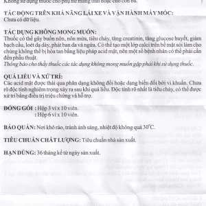 Thuốc Cuellar 150mg Davi Pharm dùng để hòa tan các sỏi cholesterol mật (6 vỉ x 10 viên)