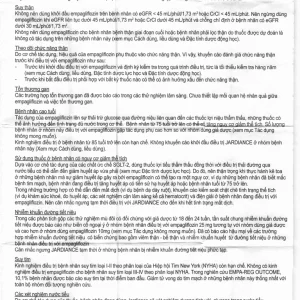 Viên nén Jardiance 25mg Boehringer điều trị đái tháo đường típ 2 (3 vỉ x 10 viên)