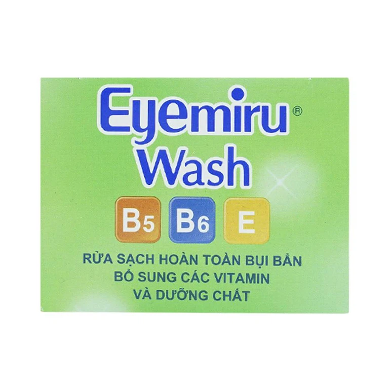 Dung dịch rửa mắt Eyemiru Wash Nitto Medic phòng chống bệnh về mắt (500ml)