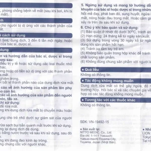 Dung dịch rửa mắt Eyemiru Wash Nitto Medic phòng chống bệnh về mắt (500ml)