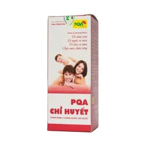 Siro Chỉ Huyết PQA hỗ trợ điều trị đổ máu cam, đi ngoài ra máu, đi tiểu ra máu (125ml)