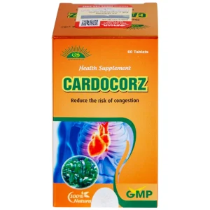 Viên uống Cardocorz NanoFrance tăng cường lưu thông máu, giảm nguy cơ huyết khổi (60 viên)