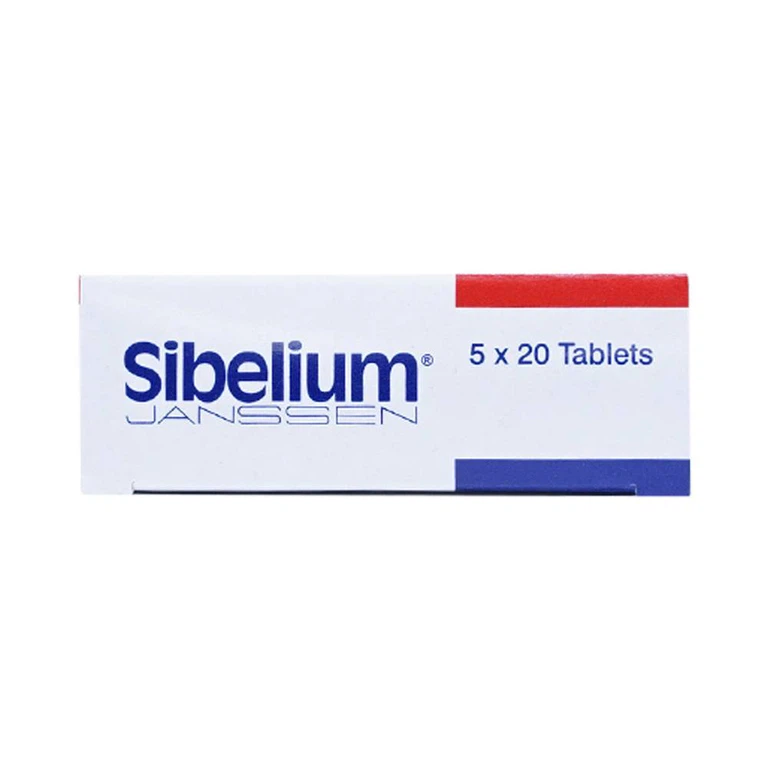 Thuốc Sibelium Janssen điều trị đau nửa đầu (5 vỉ x 20 viên)
