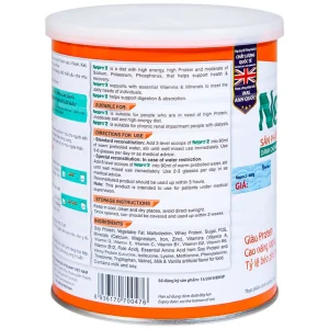 Sữa bột Nepro 2 VitaDairy bổ sung dinh dưỡng giàu protein dành cho người bệnh thận (400g)