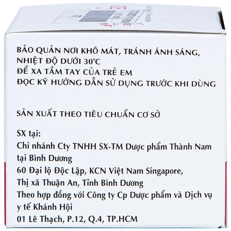 Thuốc Cetirizin 10mg Thành Nam điều trị viêm mũi dị ứng, mày đay (10 vỉ x 10 viên)