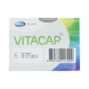 Viên uống Vitacap Mega We Care bổ sung Vitamin và khoáng chất cho cơ thể (5 vỉ x 10 viên)