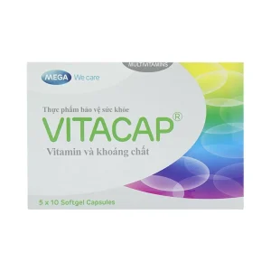 Viên uống Vitacap Mega We Care bổ sung Vitamin và khoáng chất cho cơ thể (5 vỉ x 10 viên)