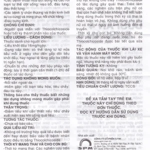 Thuốc Busfan 8 SPM điều trị hỗ trợ các cơn co thắt gây đau trong thoái hóa đốt sống (3 vỉ x 10 viên)