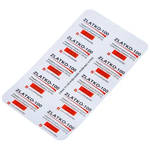 Thuốc Zlatko-100 DaviPharm điều trị đái tháo đường típ 2 (3 vỉ x 10 viên)