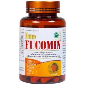 Viên uống Nano Fucomin HVQY hỗ trợ giảm tác dụng phụ của hóa trị giúp chống gốc tự do (30 viên)