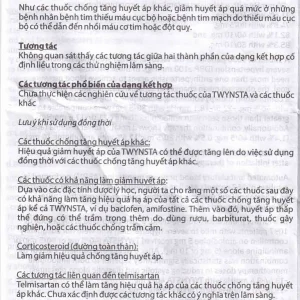 Thuốc Twynsta 80mg/5mg Boehringer điều trị tăng huyết áp vô căn (14 vỉ x 7 viên)