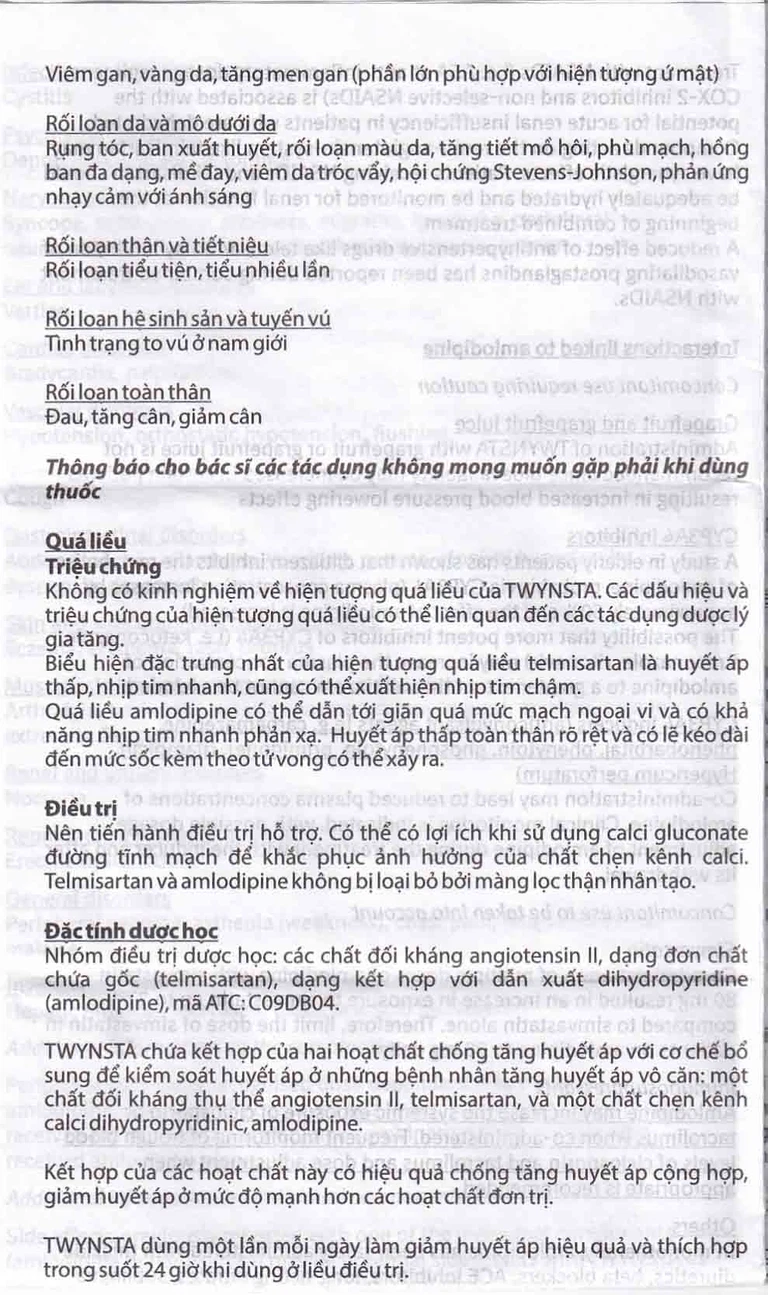 Thuốc Twynsta 80mg/5mg Boehringer điều trị tăng huyết áp vô căn (14 vỉ x 7 viên)