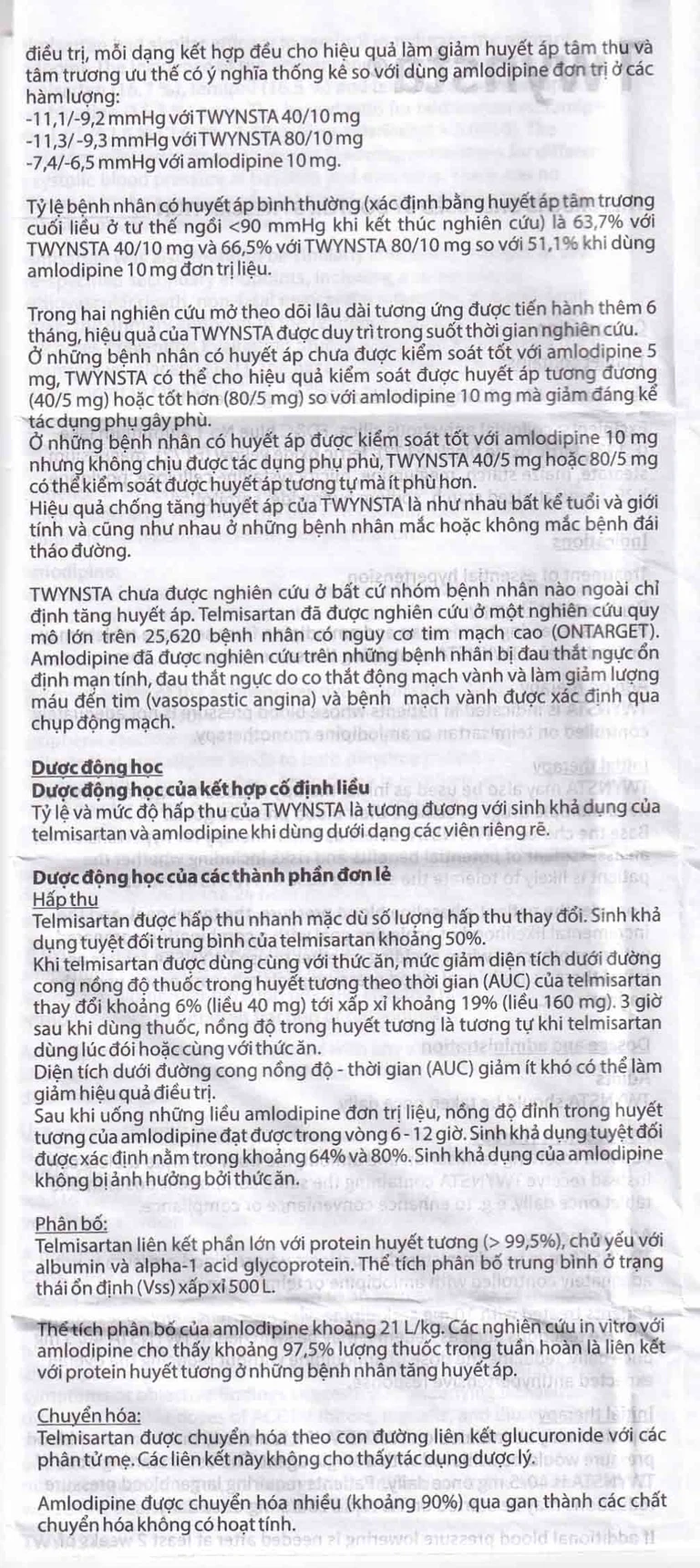 Thuốc Twynsta 80mg/5mg Boehringer điều trị tăng huyết áp vô căn (14 vỉ x 7 viên)