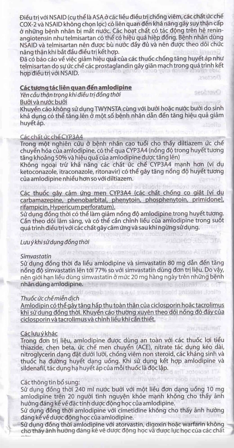 Thuốc Twynsta 80mg/5mg Boehringer điều trị tăng huyết áp vô căn (14 vỉ x 7 viên)