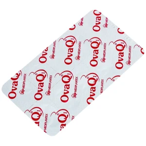 Viên uống OvaQ1 hỗ trợ bổ sung Myo Inositol, Acid folic và các chất cần thiết cho phụ nữ trước khi mang thai (3 vỉ x 10 viên)
