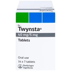 Thuốc Twynsta 40mg/5mg Boehringer điều trị tăng huyết áp vô căn (14 vỉ x 7 viên)