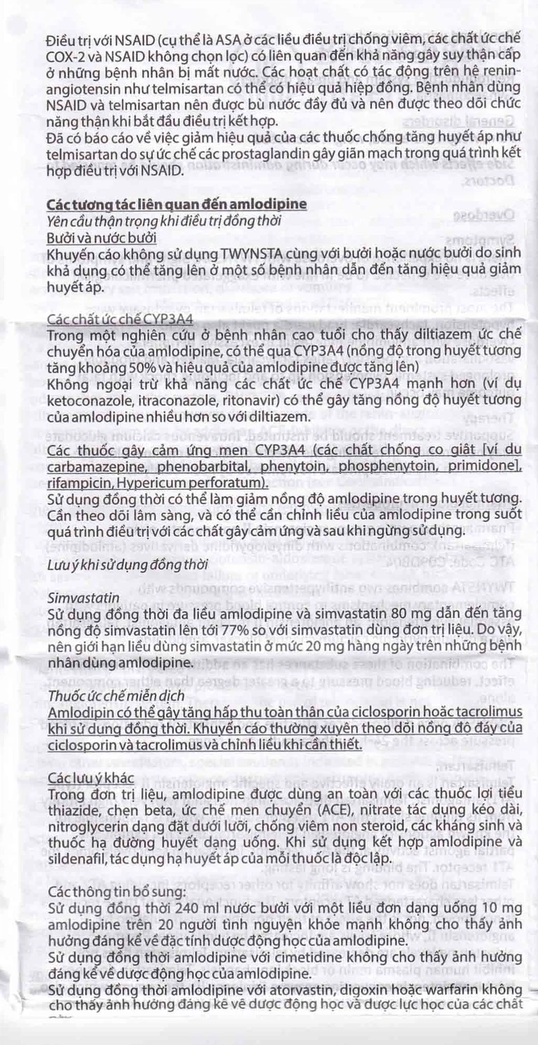 Thuốc Twynsta 40mg/5mg Boehringer điều trị tăng huyết áp vô căn (14 vỉ x 7 viên)