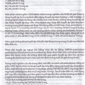 Thuốc Twynsta 40mg/5mg Boehringer điều trị tăng huyết áp vô căn (14 vỉ x 7 viên)