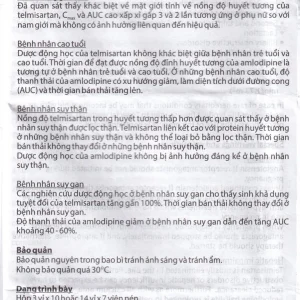 Thuốc Twynsta 40mg/5mg Boehringer điều trị tăng huyết áp vô căn (14 vỉ x 7 viên)