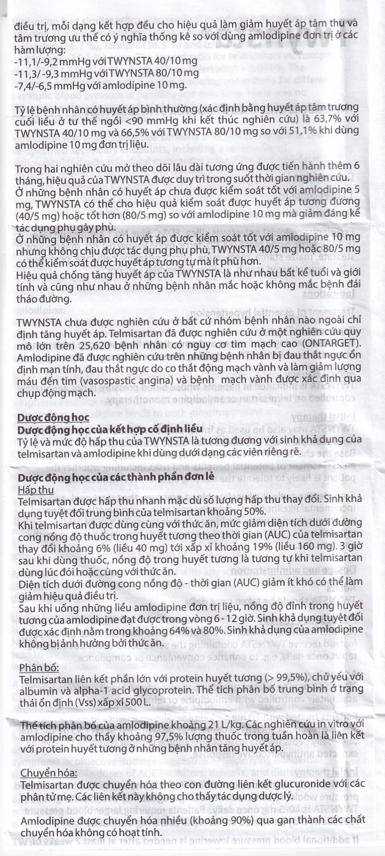Thuốc Twynsta 40mg/5mg Boehringer điều trị tăng huyết áp vô căn (14 vỉ x 7 viên)