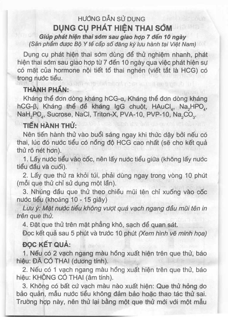 Dụng cụ phát hiện thai sớm Chip-Chips Tanaphar sau giao hợp 7 - 10 ngày (12 que)