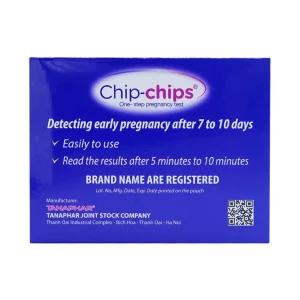 Dụng cụ phát hiện thai sớm Chip-Chips Tanaphar sau giao hợp 7 - 10 ngày (12 que)