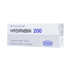 Thuốc Hasanbin 200 Hasan điều trị rối loạn chức năng đường tiêu hóa và ống mật (3 vỉ x 10 viên)