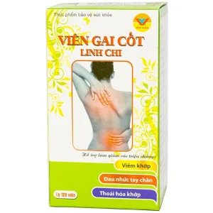 Viên Gai Cốt Linh Chi Vĩnh Xuân hỗ trợ giảm các triệu chứng viêm khớp, đau nhức tay chân (120 viên)