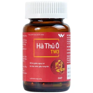 Viên uống Hà Thủ Ô TW3 hỗ trợ giảm nguy cơ tóc bạc sớm, gãy rụng tóc (30 viên)