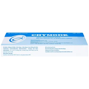 Thuốc Chymodk 8.4mg Hataphar điều trị phù nề sau chấn thương, phẫu thuật, bỏng (2 vỉ x 10 viên)
