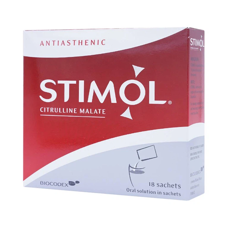 Siro Stimol Biocodex dùng trong các trường hợp mệt mỏi, suy nhược (18 gói x 10ml)