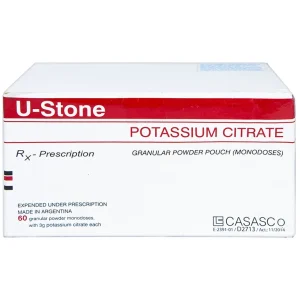 Bột pha uống U-Stone Casasco điều trị và phòng ngừa sỏi thận (60 gói)