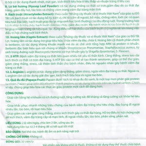Viên uống BoniBaio Botania giúp cân bằng hệ vi khuẩn có ích đường ruột (30 viên)