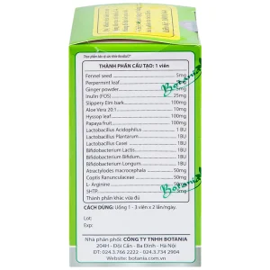 Viên uống BoniBaio Botania giúp cân bằng hệ vi khuẩn có ích đường ruột (30 viên)