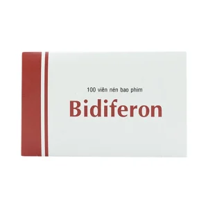 Thuốc Bidiferon điều trị dự phòng thiếu sắt và acid folic (10 vỉ x 10 viên)