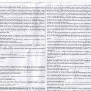 Viên nén Metsav 1000 Savi điều trị bệnh đái tháo đường típ 2 (10 vỉ x 10 viên)