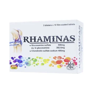 Thuốc Rhaminas Mekophar giảm thoái hóa khớp gối nhẹ, trung bình (3 vỉ x 10 viên)