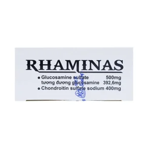 Thuốc Rhaminas Mekophar giảm thoái hóa khớp gối nhẹ, trung bình (3 vỉ x 10 viên)
