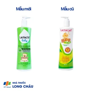 Sữa tắm gội hàng ngày Body And Hair Wash Lactacyd Baby Extra Milky sạch dịu nhẹ, dưỡng ẩm vượt trội (500ml)